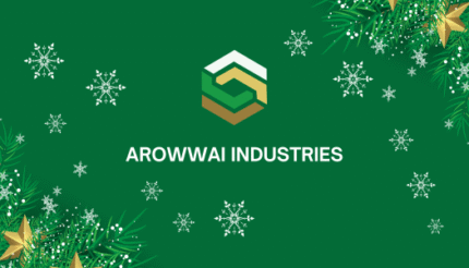 Green Illustrative Christmas Business Card