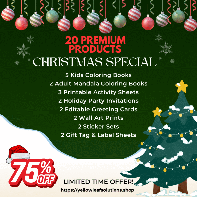 Festive Family Fun Christmas Digital Bundle