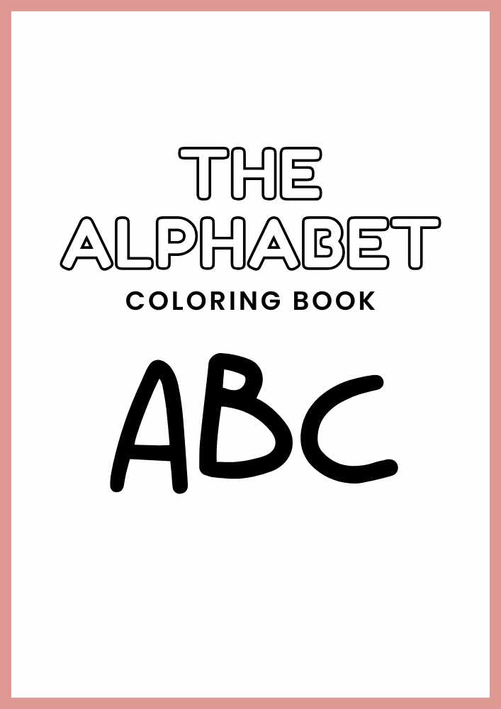 Alphabet Coloring Book in Pink-White Simple Style – Editable Canva Template | Printable ABC Learning Worksheets for Kids Alphabet Coloring Book in Pink-White Simple Style – Editable Canva Template | Printable ABC Learning Worksheets for Kids