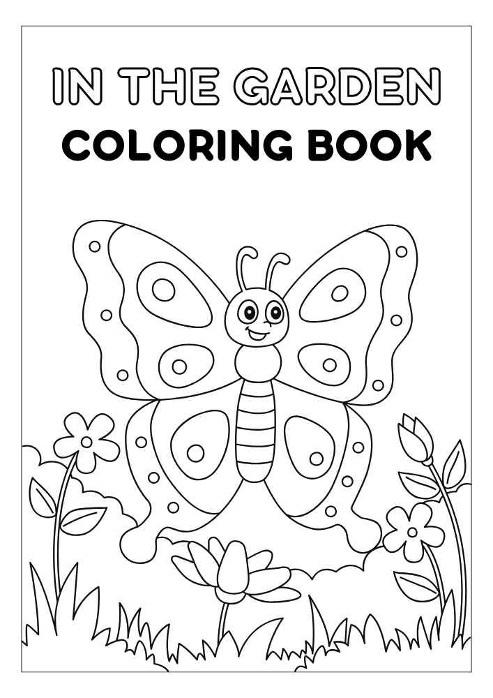 In the Garden Coloring Book for Kids – Editable Canva Template | Fun Printable Nature & Flower Coloring Pages In the Garden Coloring Book for Kids – Editable Canva Template | Fun Printable Nature & Flower Coloring Pages