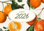 2026 Printable Calendar | Orange and Green Vintage Fruit Wall Calendar – Editable Canva Template | Vintage Fruit 2026 Calendar