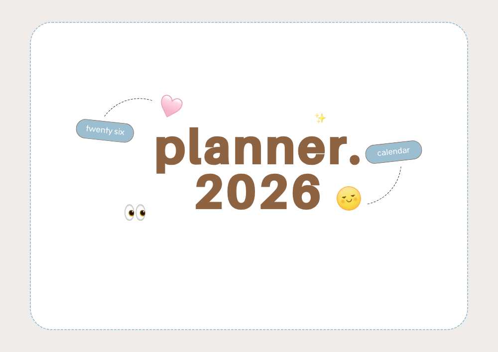 2026 Printable Calendar | Brown Blue Cute Playful Planner A4 – Editable Canva Template | Brown Blue 2026 Printable Calendar 2026 Printable Calendar | Brown Blue Cute Playful Planner A4 – Editable Canva Template | Brown Blue 2026 Printable Calendar