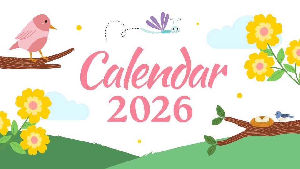 2026 Printable Calendar | Pink Yellow Cute Garden Illustration Calendar 2026 – Editable Canva Template | Pink Yellow 2026 Printable Calendar 2026 Printable Calendar | Pink Yellow Cute Garden Illustration Calendar 2026 – Editable Canva Template | Pink Yellow 2026 Printable Calendar