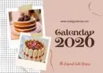 2026 Printable Calendar | Feminine Brown and Beige A4 Wall Calendar 2026 – Editable Template