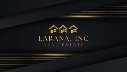 Editable Black and Yellow Luxury Real Estate Business Card Template | Canva Design
