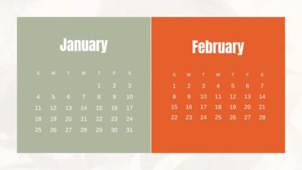 2026 Printable Calendar | Pastel Ivory Modern Minimal Illustrative 2026 Calendar – Editable Canva Template | Pastel Ivory 2026 Calendar