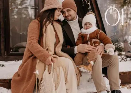 2026 Printable Calendar | Brown and White Minimal Trend Style Family 2026 Wall Calendar – Editable Template