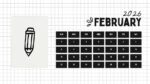 2026 Printable Calendar | Black and White Doodle 2026 Calendar – Editable Canva Template | Doodle 2026 Printable Calendar