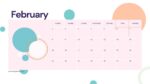 2026 Printable Calendar | Blue and Pink Illustrated 2026 Desktop Calendar – Editable Canva Template | Blue Pink 2026 Calendar