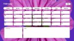 2026 Printable Calendar | Violet 2026 Calendar Presentation – Editable Canva Template | Violet 2026 Calendar