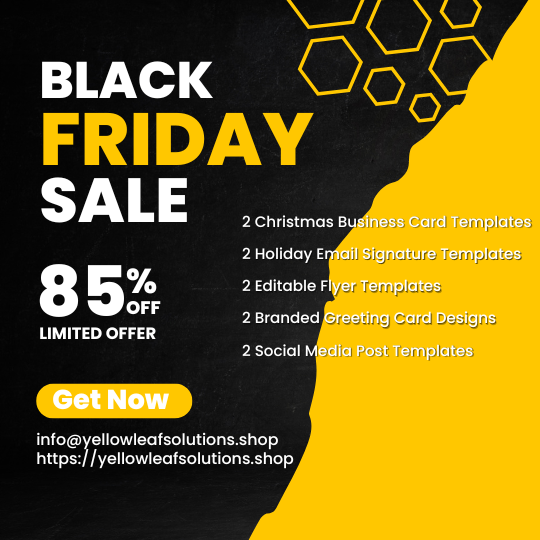 Black Friday Business Holiday Essentials Bundle