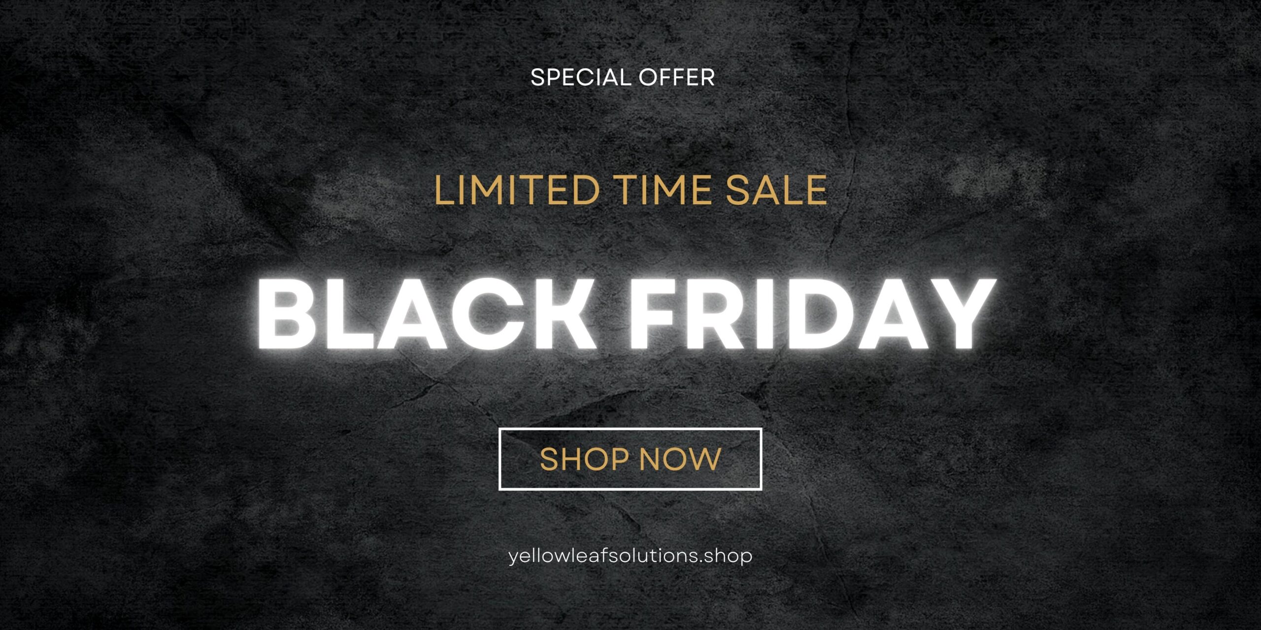 Black and White Minimalist Black Friday Landscape Banner Black and White Minimalist Black Friday Landscape Banner – Clean Editable Sale Template