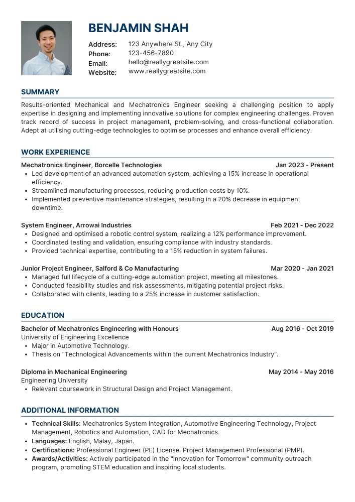 Blue and White Clean and Professional Resume Blue and White Clean and Professional Resume – Editable Template | ATS Friendly Resume for Job Applications