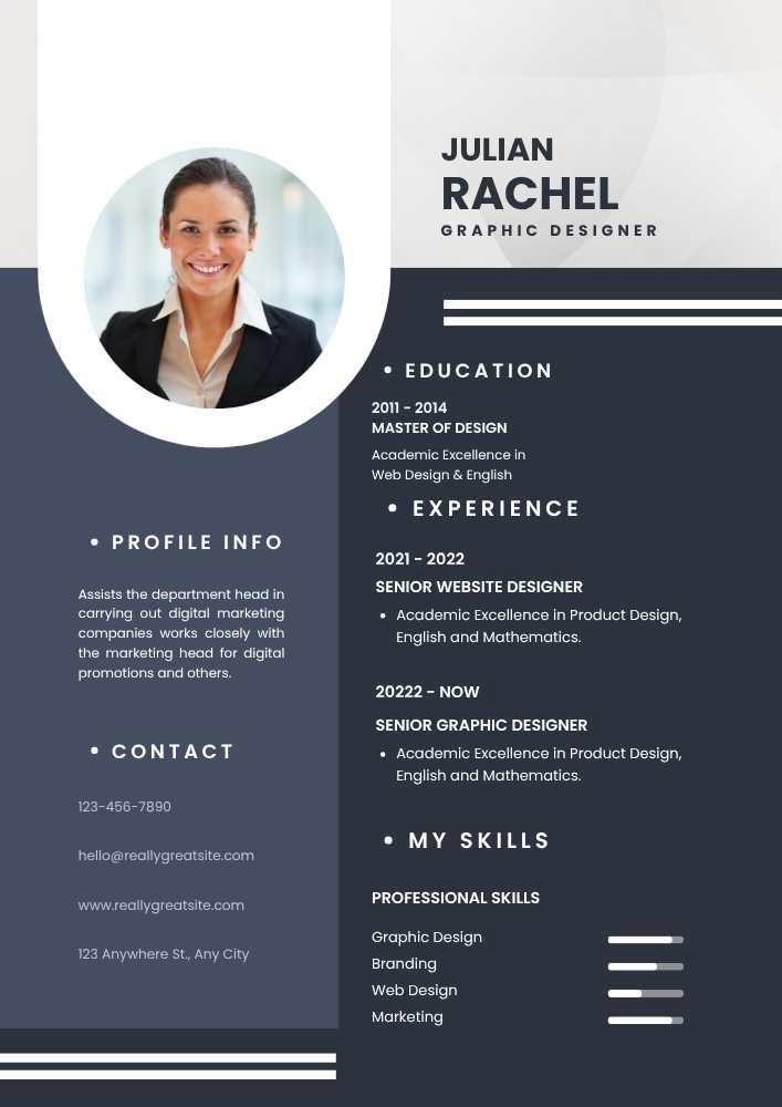 Graphic Designer Resume Graphic Designer Resume | Modern Editable Template | Professional Canva CV | ATS Friendly
