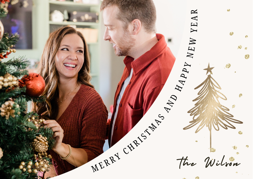 Pastel Aesthetic Modern Family Photo Christmas Card Pastel Aesthetic Modern Family Photo Christmas Card