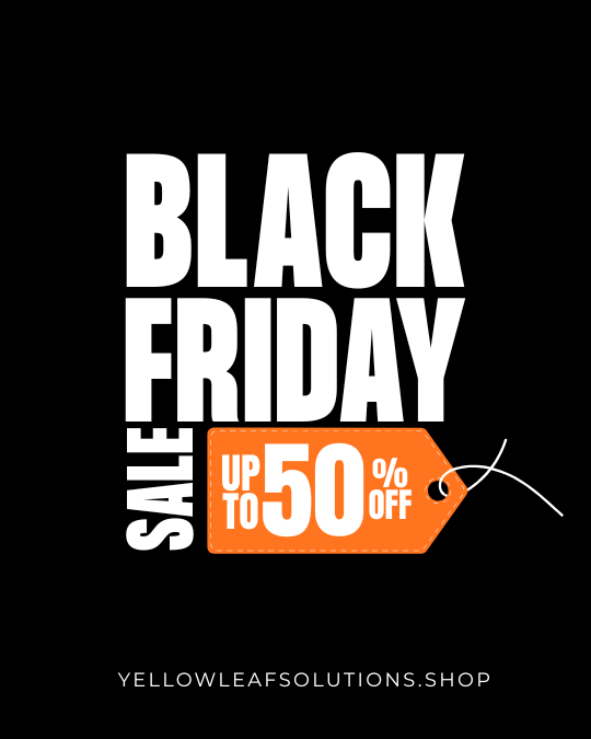 Yellow Black and White Typographic Black Friday Sale Instagram Post Yellow Black and White Typographic Black Friday Sale Instagram Post Template – 2025 Black Friday Deals Promotion