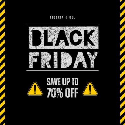 Yellow and Black Modern Black Friday Sale LinkedIn Post