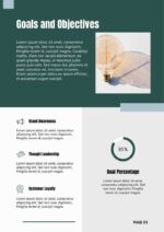 Green & Grey Marketing Annual Report Template – Editable Business Report for Modern Brands