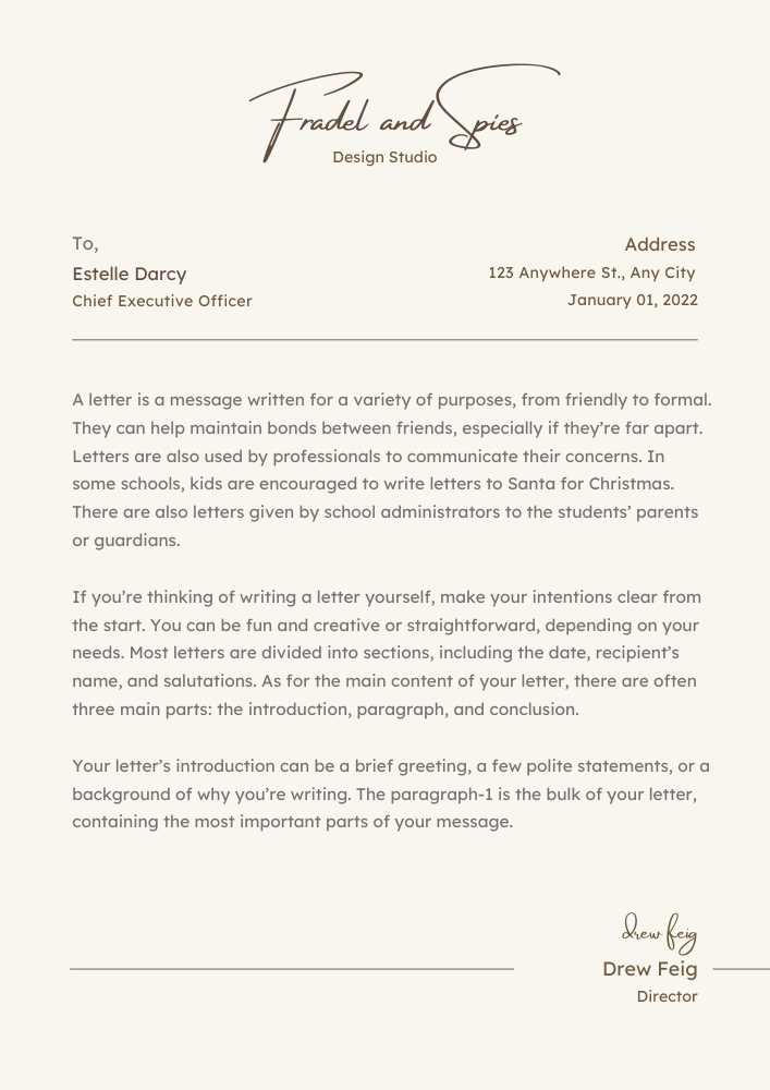 Clean and Modern Business Letterhead Template Clean and Modern Business Letterhead Editable Canva Template